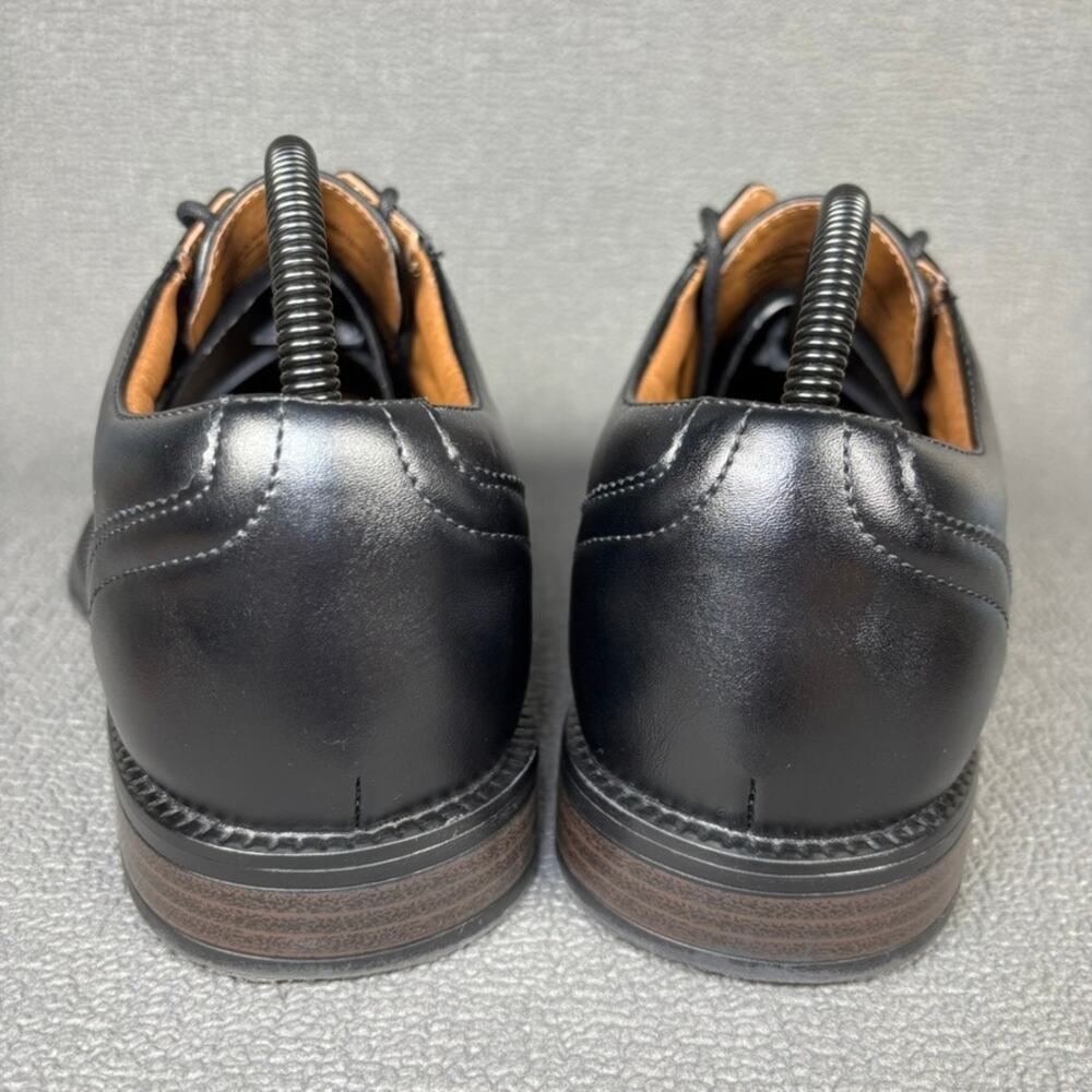 George Branford Oxford 36178937 Size 7.5 Men's Black Casual Dress Shoes - Picture 4 of 8